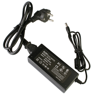 EU Plug 12V 5A 60W AC Power Supply Unit with 5.5mm DC Plug for LCD Monitors Cord, Output Tips: 5.5x2.5mm